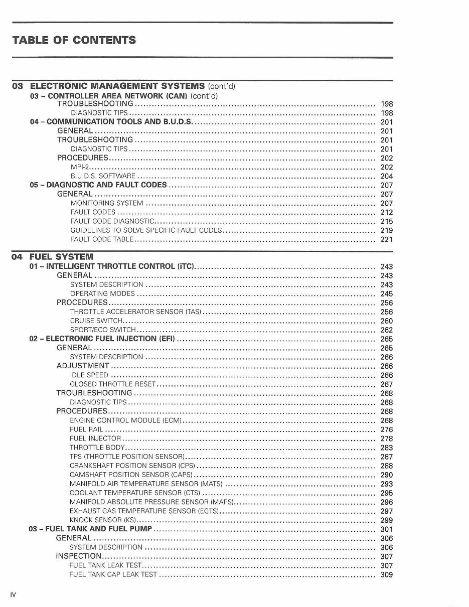 2012-2013 Sea-Doo GTS, GTI, GTR, RXP, RXT, GTX, WAKE Series 4-TEC Personal Watercrafts OEM Service & Repair Manual preview img 6