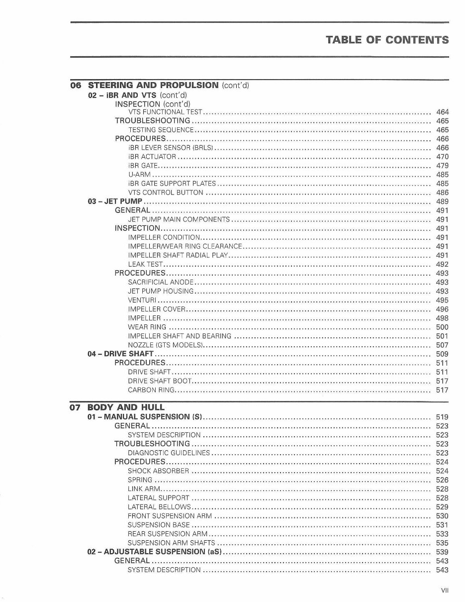 2012-2013 Sea-Doo GTS, GTI, GTR, RXP, RXT, GTX, WAKE Series 4-TEC Personal Watercrafts OEM Service & Repair Manual preview img 9