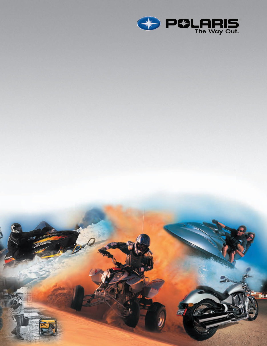 Polaris Sportsman 600 2004 Factory Service Repair Manual preview img 1