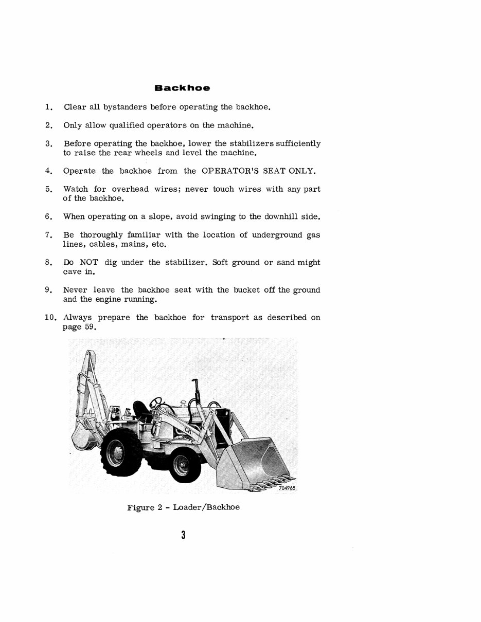 CASE 680 CK Series C Loader Backhoe Operators Manual preview img 9