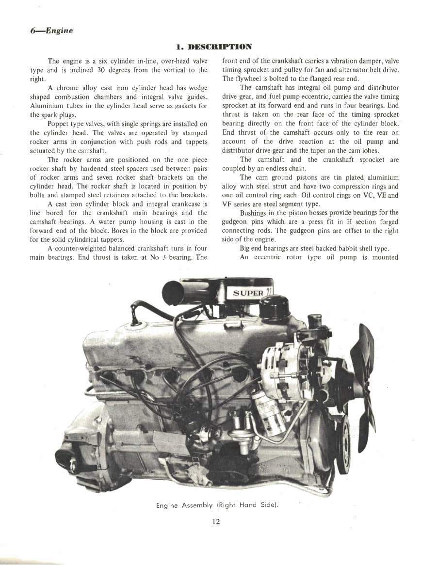 Chrysler Valiant VC Workshop Manual preview img 8