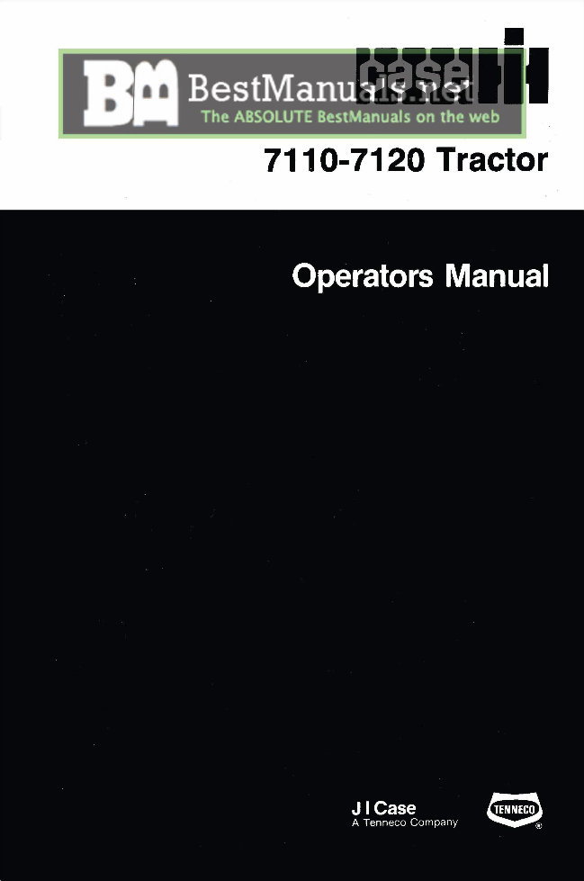 Case IH International 7120 Tractor Service & Operator Manual -2- Manuals - IMPROVED - preview img 1