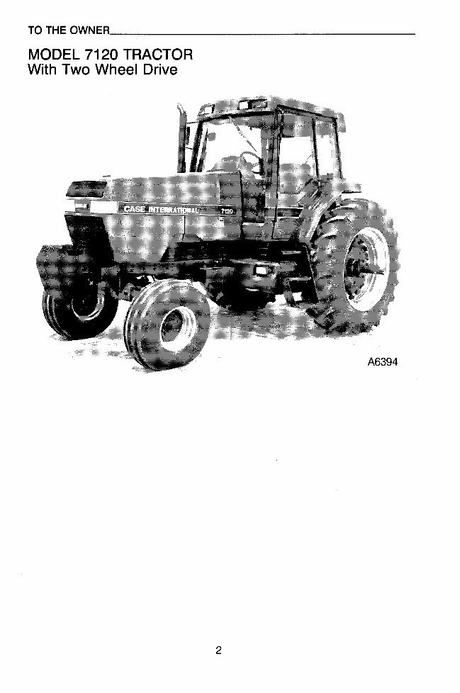 Case IH International 7120 Tractor Service & Operator Manual -2- Manuals - IMPROVED - preview img 4