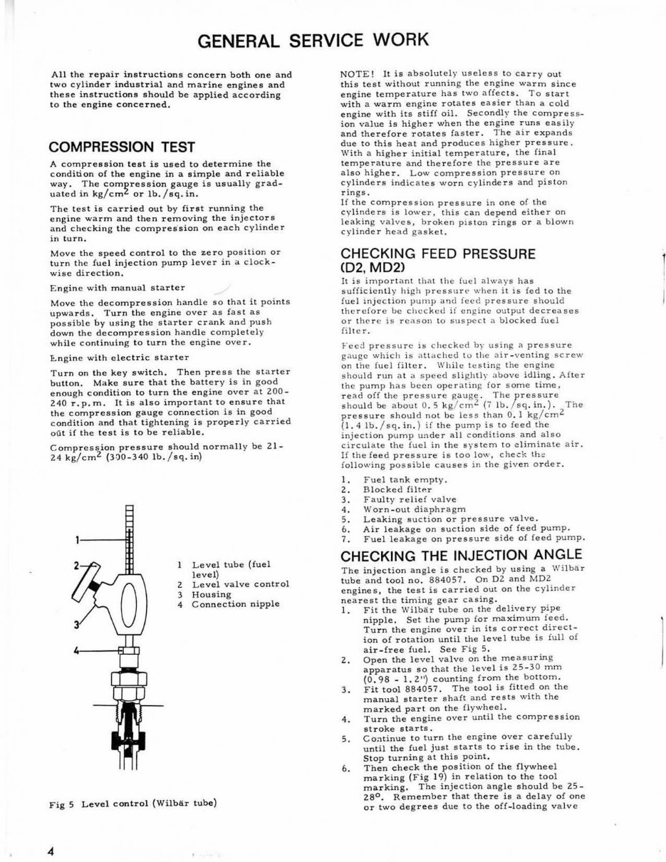 VOLVO Marine D1 D2 MD1 MD2 Diesel Engine Shop Manual preview img 6