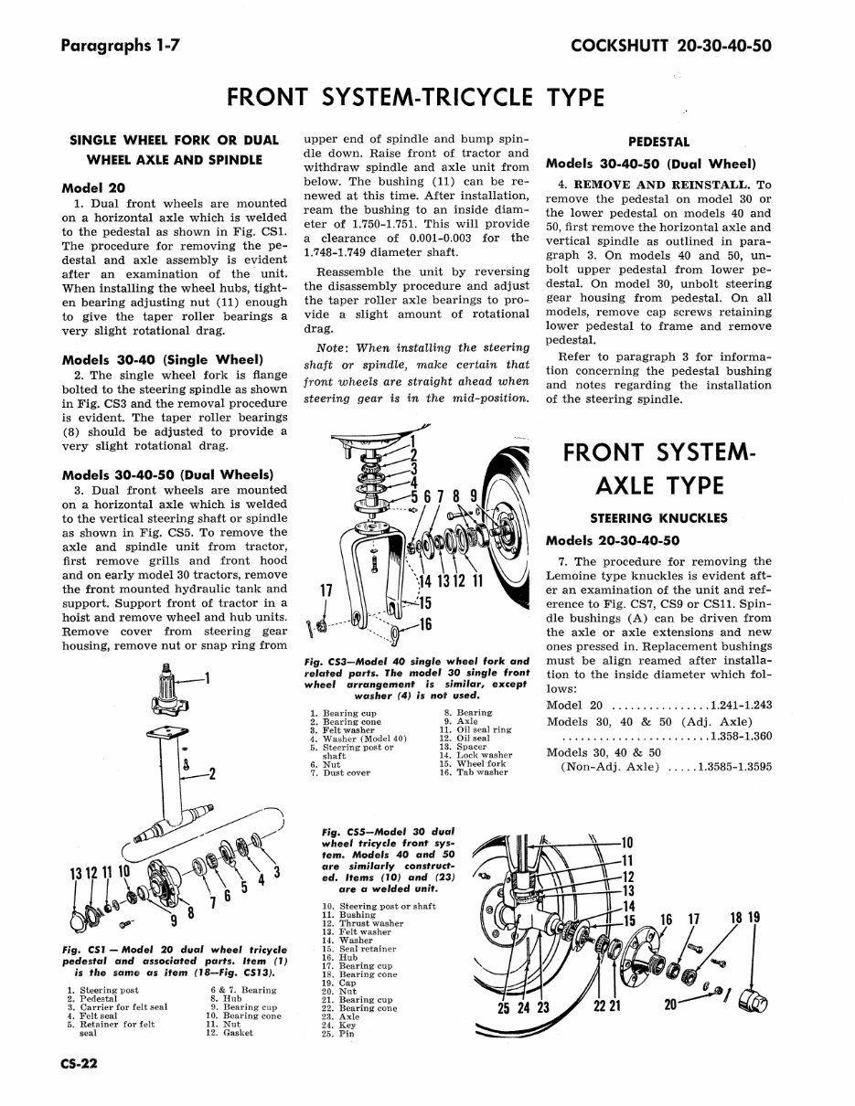 Cockshutt 30 Tractor Service Repair Manual preview img 5