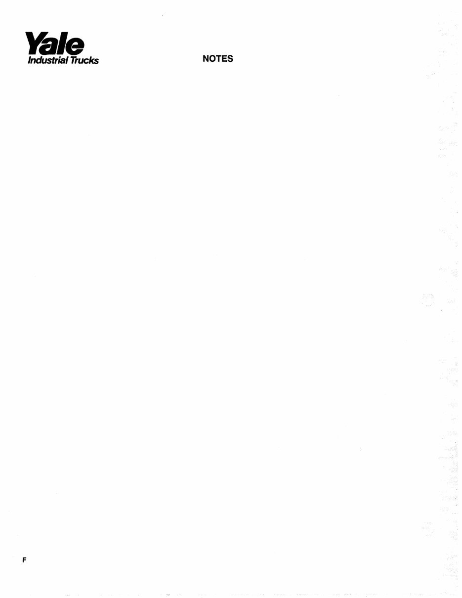 Yale NR 035 / 040 / 045 AC, NDR 030 AC (A815) NS 040 / 050 AD (A816) Lift Truck Parts Manual preview img 6