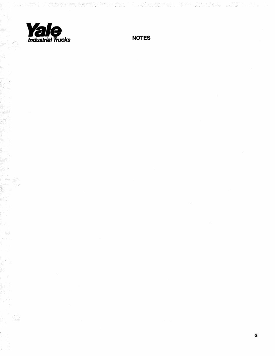Yale NR 035 / 040 / 045 AC, NDR 030 AC (A815) NS 040 / 050 AD (A816) Lift Truck Parts Manual preview img 7