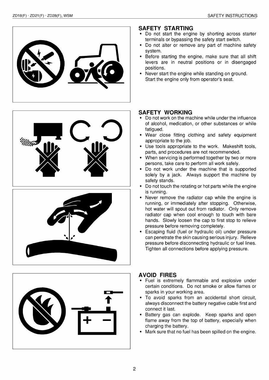 Kubota ZD21 Zero Turn Mower Workshop Repair Service Manual preview img 4