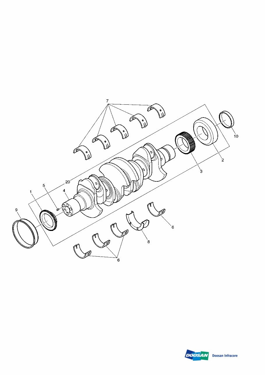 DAEWOO DOOSAN DX140LCR-3 Crawler Excavator Service Parts Catalogue Manual preview img 3