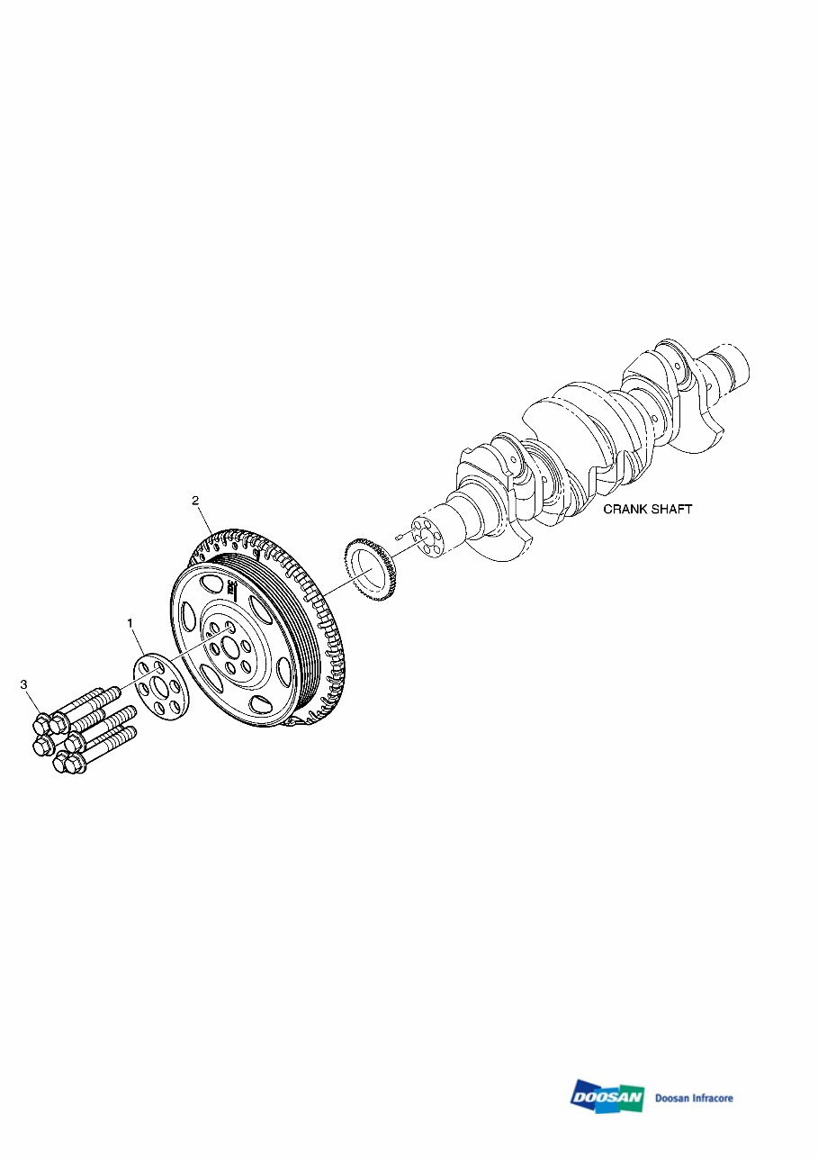 DAEWOO DOOSAN DX140LCR-3 Crawler Excavator Service Parts Catalogue Manual preview img 9