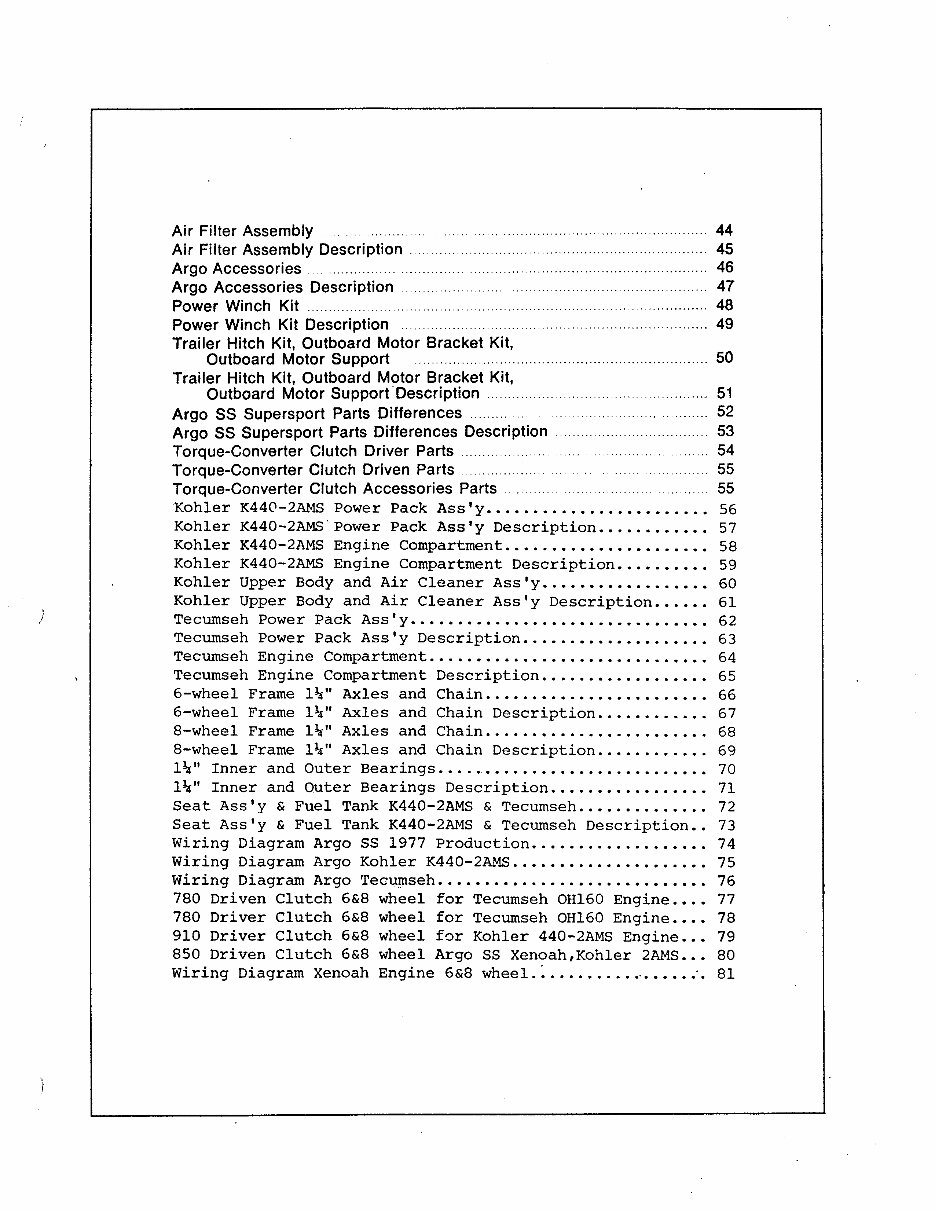 1970-1987 Argo 6x6 8x8 UTV Repair Manual preview img 3