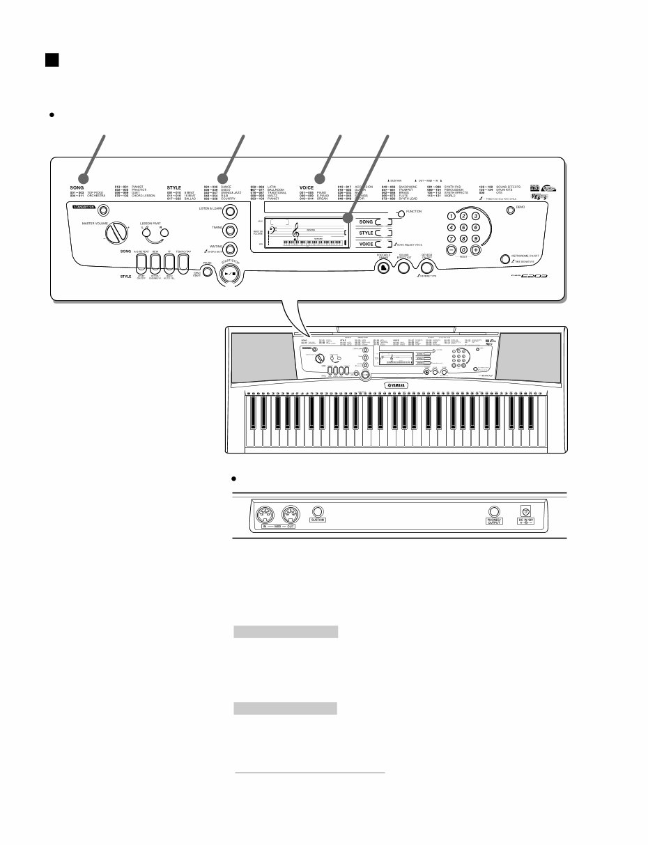 Yamaha psr-e203 psre203 ypt-200 ypt200 service manual full preview img 4