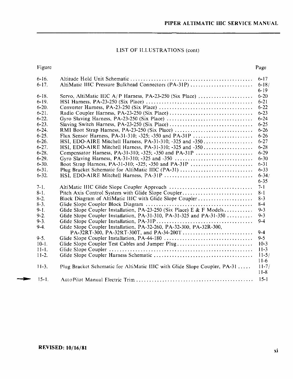 Piper Altimatic 3C AutoPilot service manual Auto-pilot preview img 10