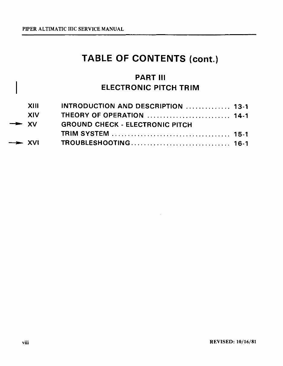 Piper Altimatic 3C AutoPilot service manual Auto-pilot preview img 7