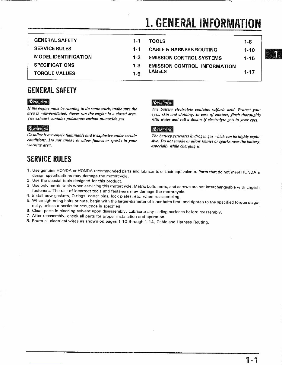 1986-1987 Honda VT700C Shadow Service & Repair Manual preview img 4