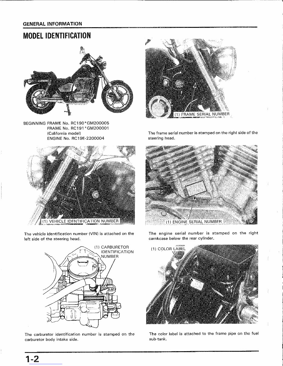 1986-1987 Honda VT700C Shadow Service & Repair Manual preview img 5