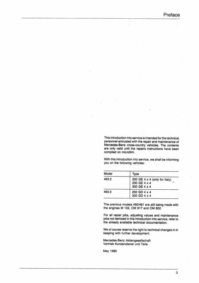 MERCEDES-BENZ 463 G-Class CAR Service & Repair Manual - ! preview img 5