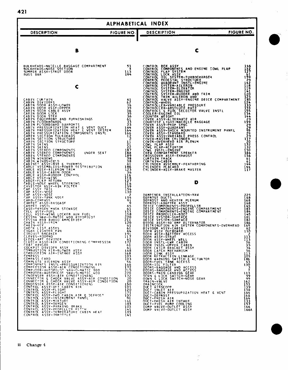 1968-1975 Cessna 421 IPC Parts Catalog preview img 8