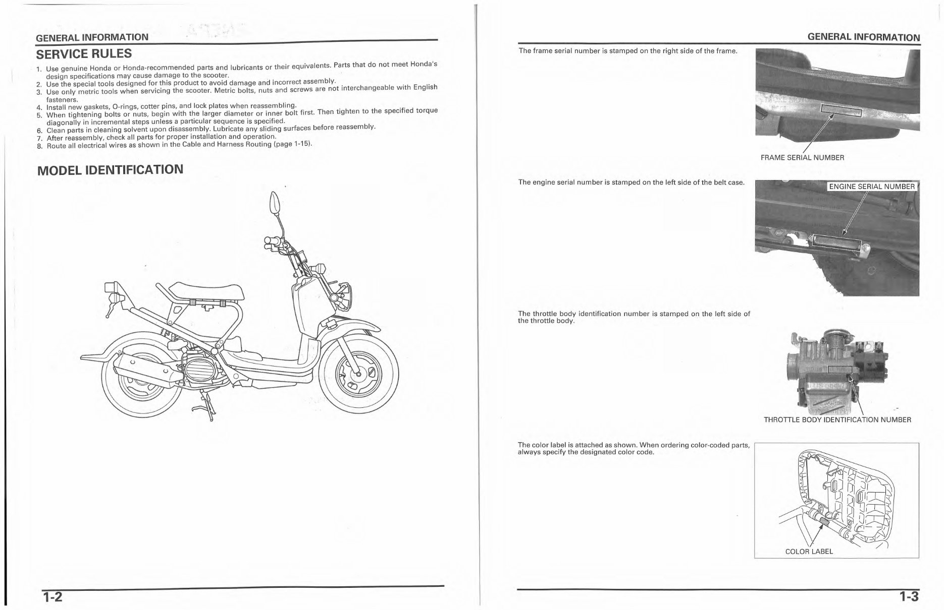 2004-2011 Honda NPS50/Zoomer/Ruckus Service & Repair Manual preview img 5