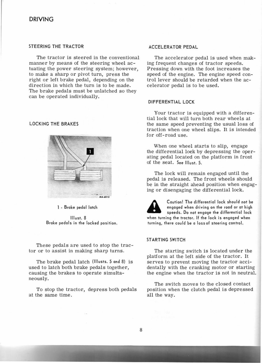 IH International 3500 Series A Loader Tractor Operators Owner Instruction Manual - IMPROVED - preview img 10