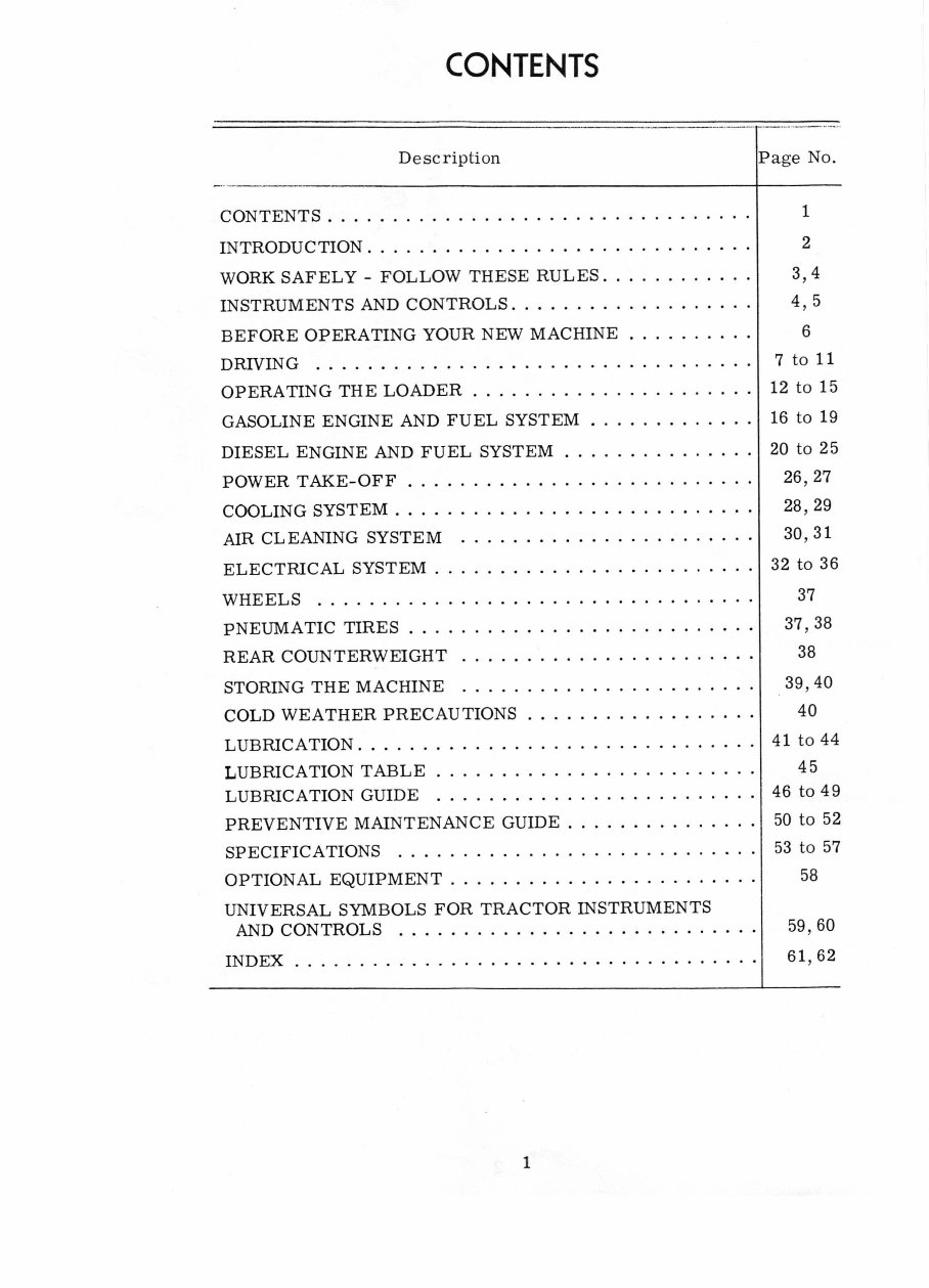 IH International 3500 Series A Loader Tractor Operators Owner Instruction Manual - IMPROVED - preview img 3
