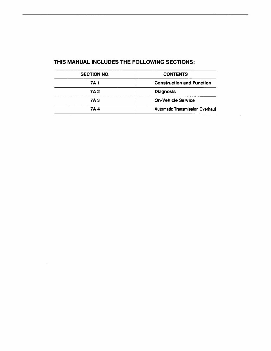 Isuzu NPR,NQR automatic transmission shop manual. preview img 3