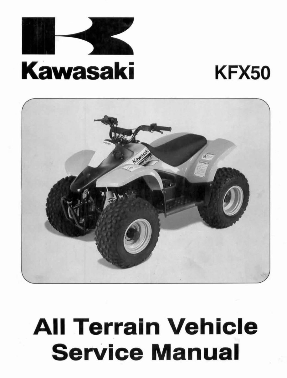 2003-2006 Kawasaki KFX 50 Service & Repair Manual preview img 1