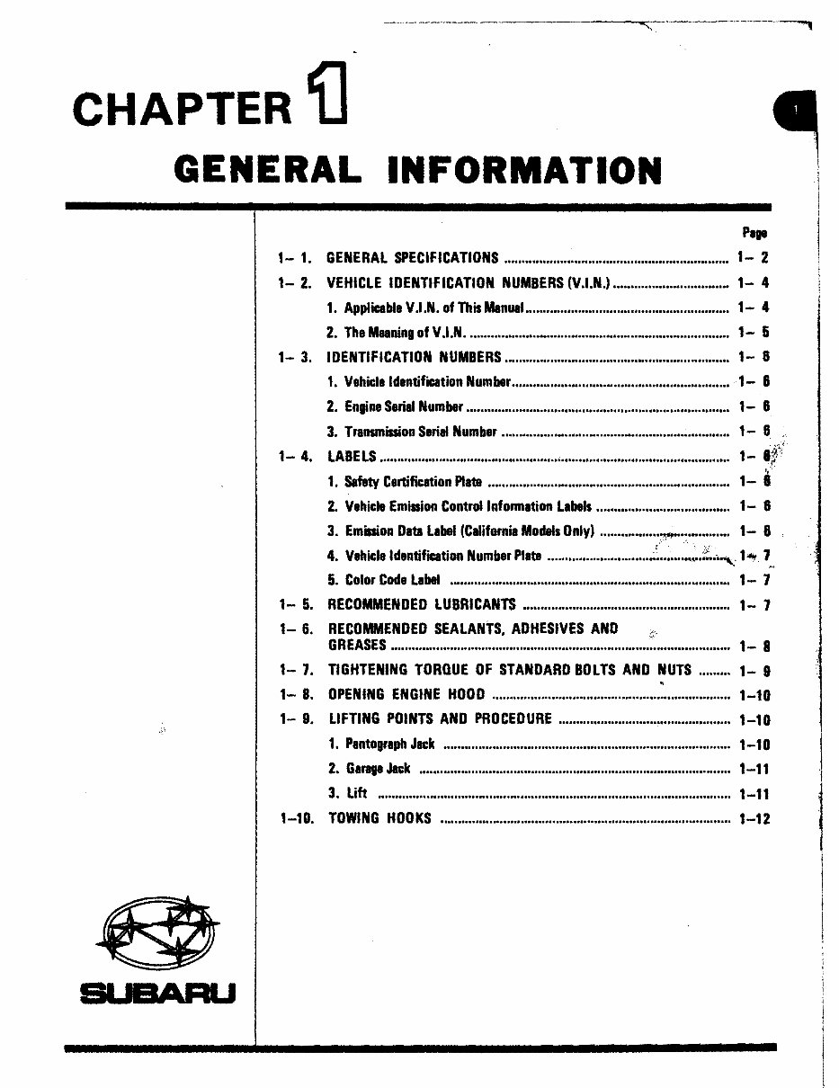 SUBARU EA81 Engine Workshop Repair Manual preview img 2