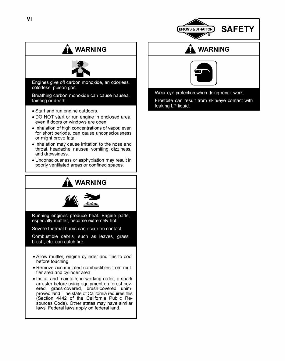 1919 to 1981 Briggs & Stratton 4 Cycle Air-Cooled Engines Workshop Service Repair Manual preview img 7