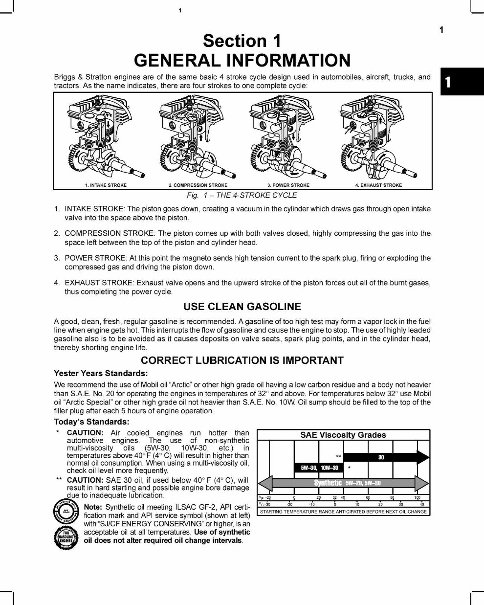 1919 to 1981 Briggs & Stratton 4 Cycle Air-Cooled Engines Workshop Service Repair Manual preview img 8