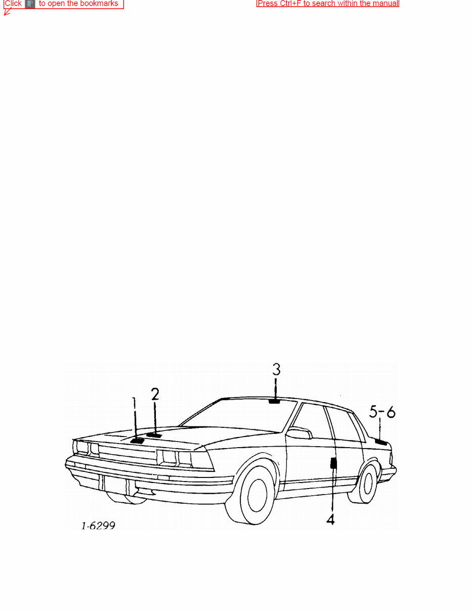 1982 - 1996 BUICK Century Parts LIST CATALOG preview img 1