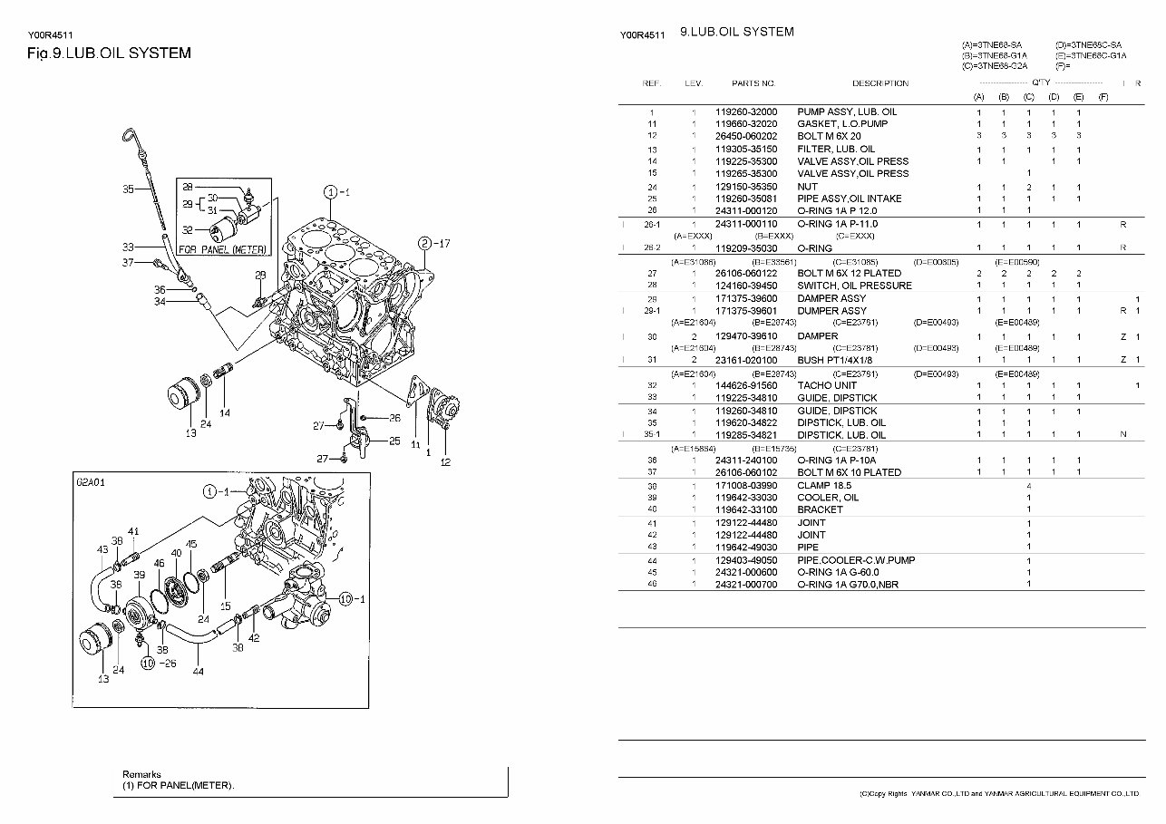 Yanmar 3TNE68 Engine Parts Catalog preview img 4
