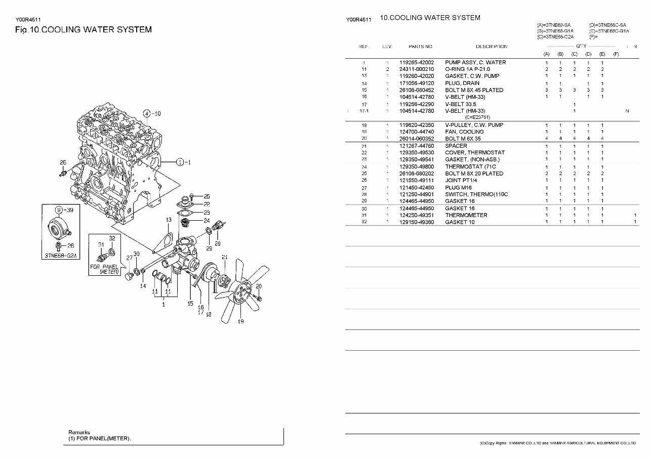 Yanmar 3TNE68 Engine Parts Catalog preview img 5