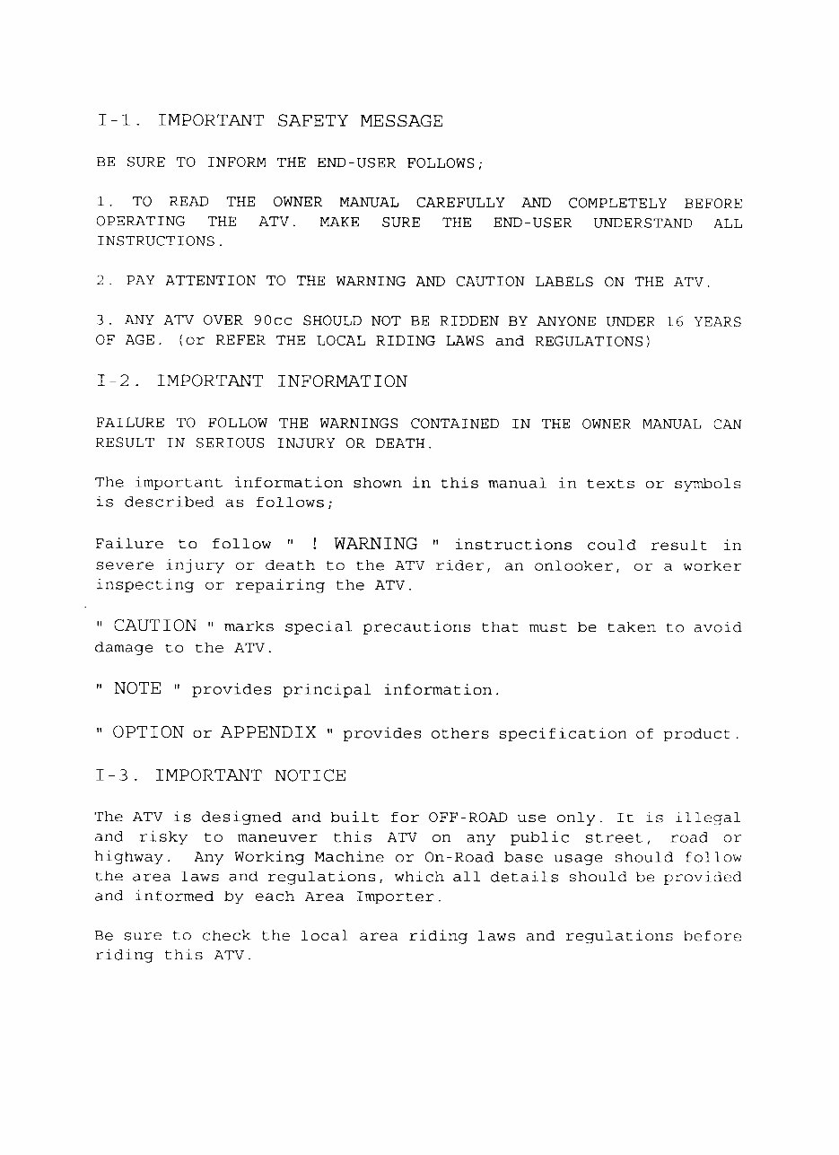 RLX250 250CC 4 Stroke ATV Service Repair Manual preview img 2