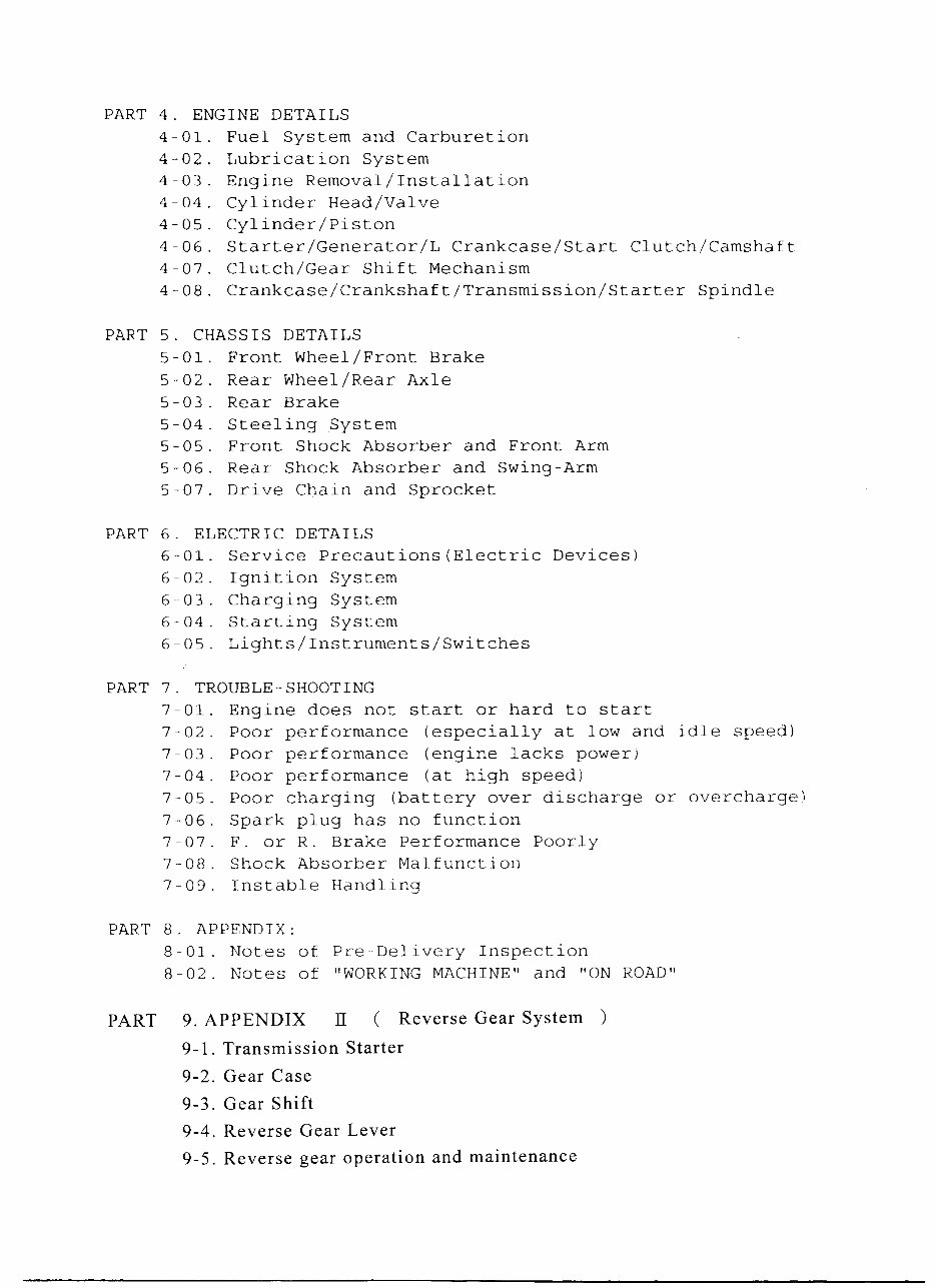 RLX250 250CC 4 Stroke ATV Service Repair Manual preview img 5