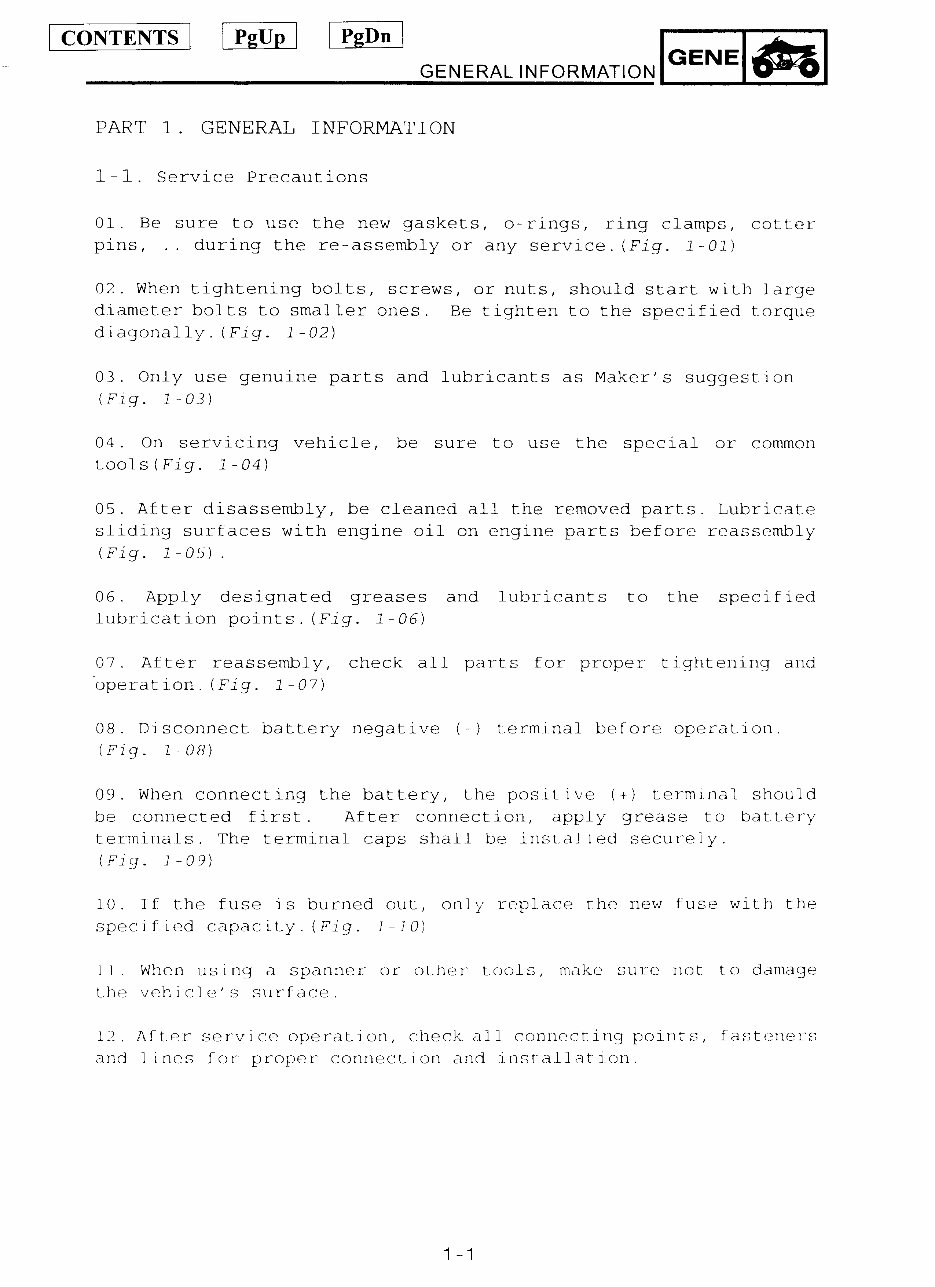 RLX250 250CC 4 Stroke ATV Service Repair Manual preview img 6