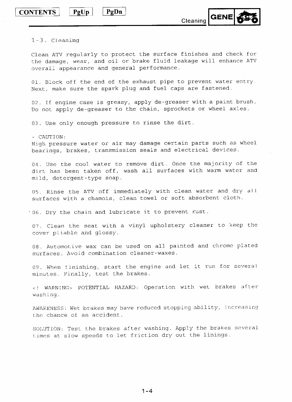 RLX250 250CC 4 Stroke ATV Service Repair Manual preview img 9