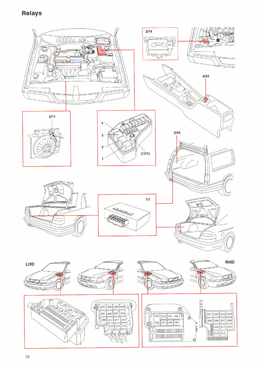 1998 Volvo C70 Convertible Wiring Diagrams preview img 8