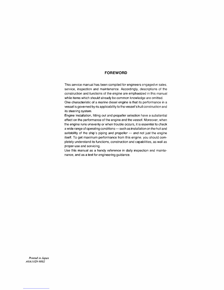 Yanmar Marine Diesel Engine 4JH2 Series Service Repair Manual preview img 4