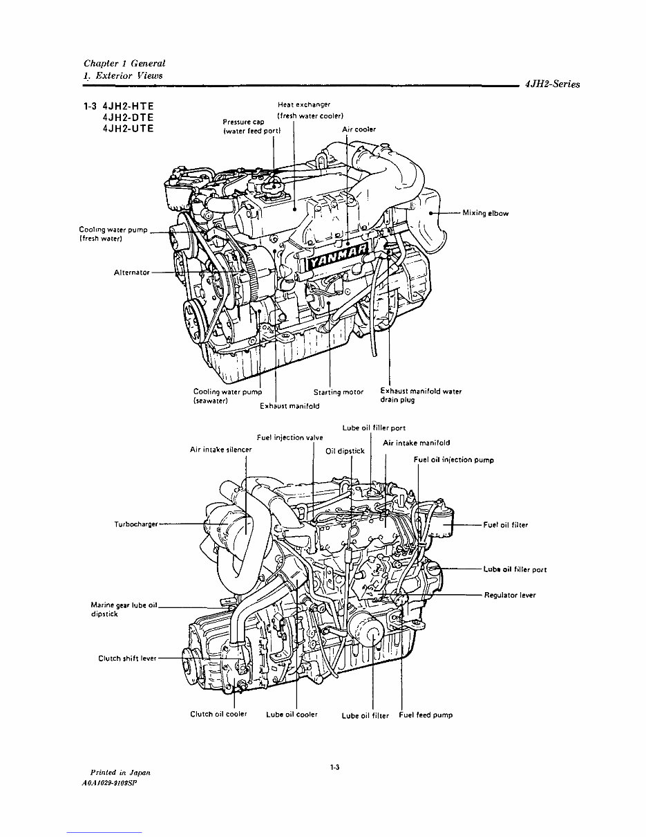 Yanmar Marine Diesel Engine 4JH2 Series Service Repair Manual preview img 9