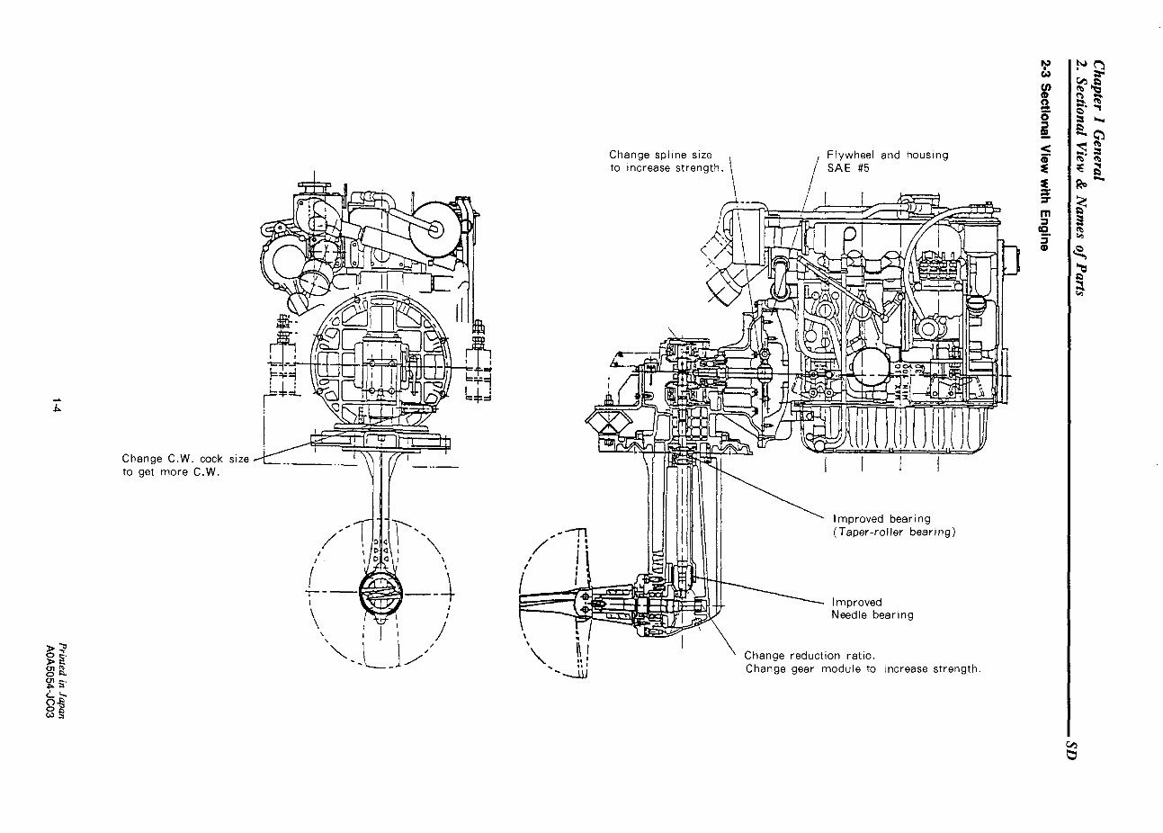 Yanmar SD 20 30 31 SD20 SD30 SD31 Sail Drive Unit Repair Service Manual - IMPROVED - preview img 9