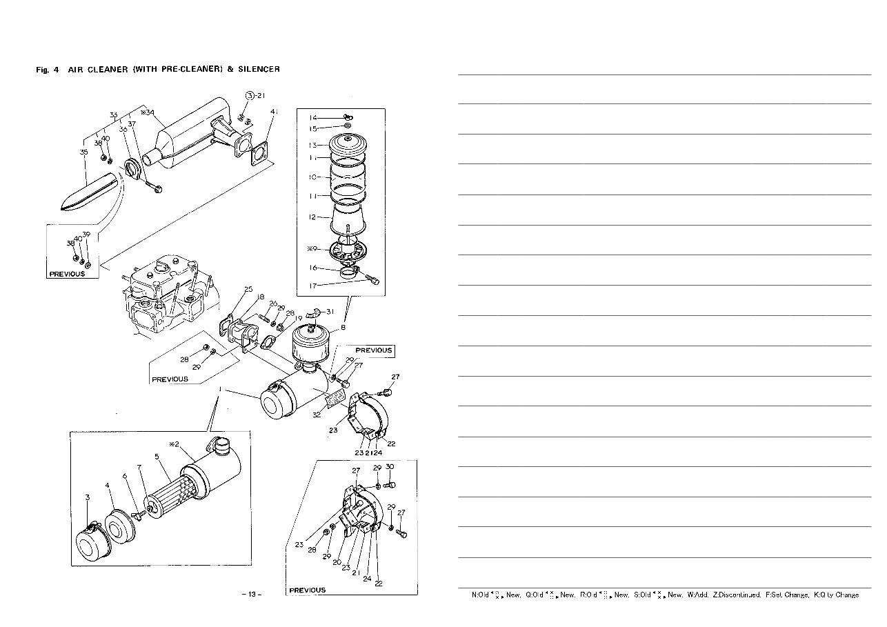 YANMAR Tractor YM165D Parts Part Catalog CATALOUGE preview img 7