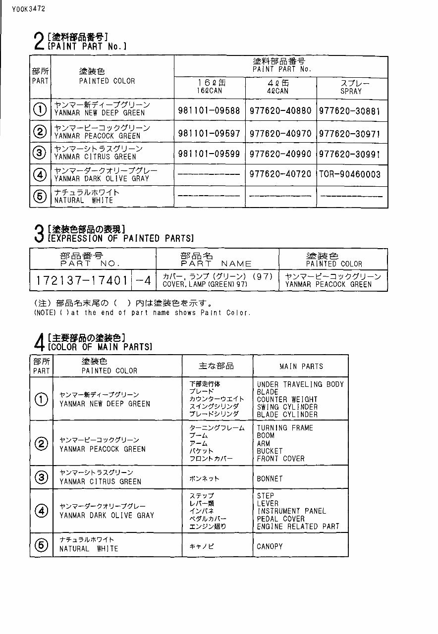 Yanmar Vio20-1 Crawler Backhoe Parts Catalog Manual preview img 4