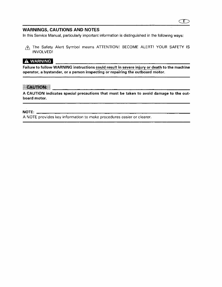 1998-2003 Yamaha 225/250HP 2-Stroke Outboard Service & Repair Manual preview img 4