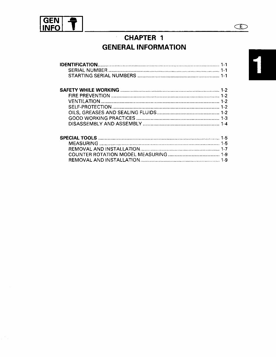 1998-2003 Yamaha 225/250HP 2-Stroke Outboard Service & Repair Manual preview img 8