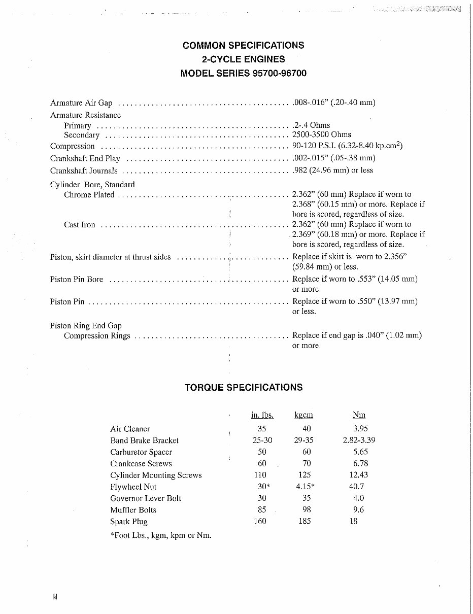 Briggs & Stratton Two Cycle Engine Workshop Service Repair Manual preview img 4