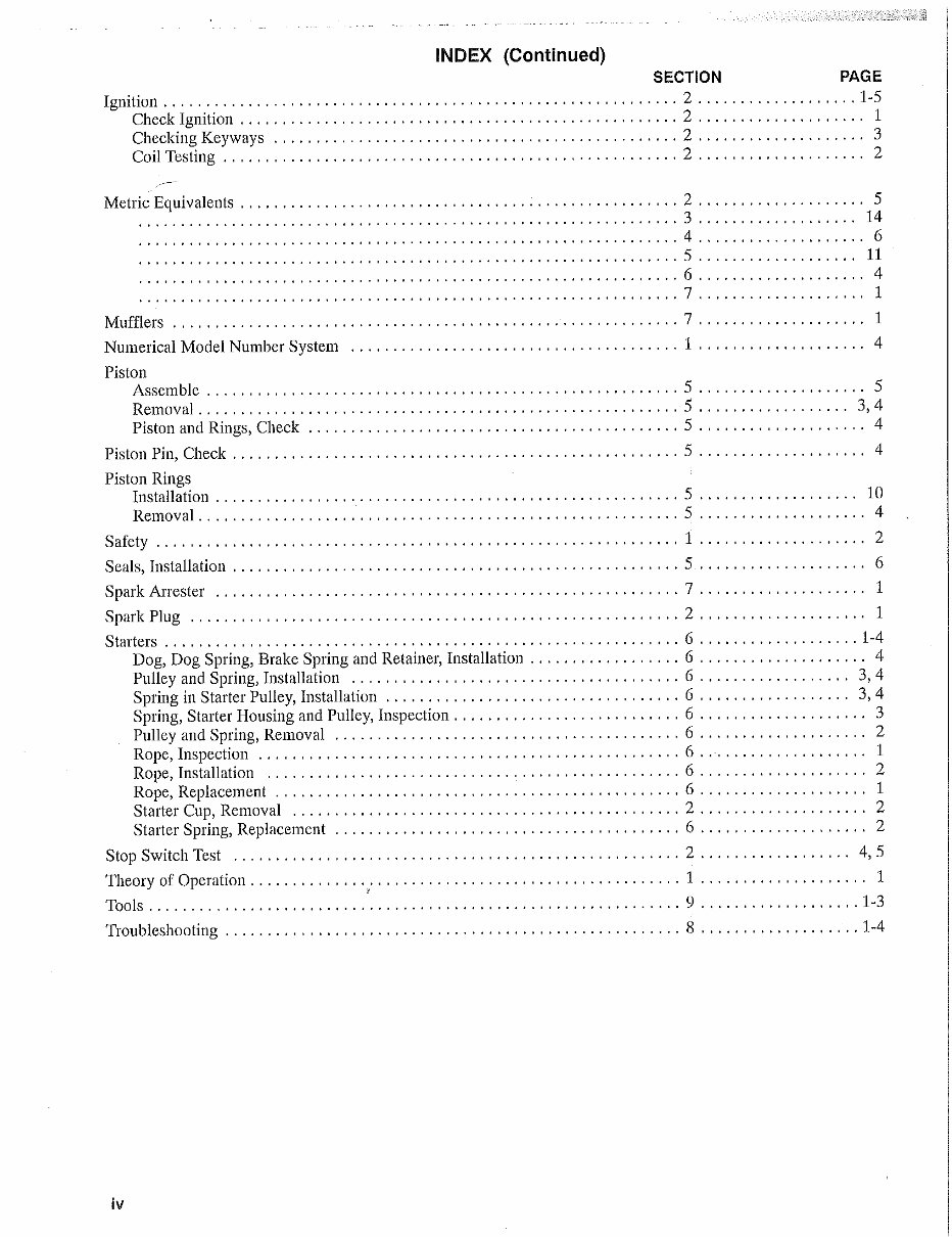 Briggs & Stratton Two Cycle Engine Workshop Service Repair Manual preview img 6