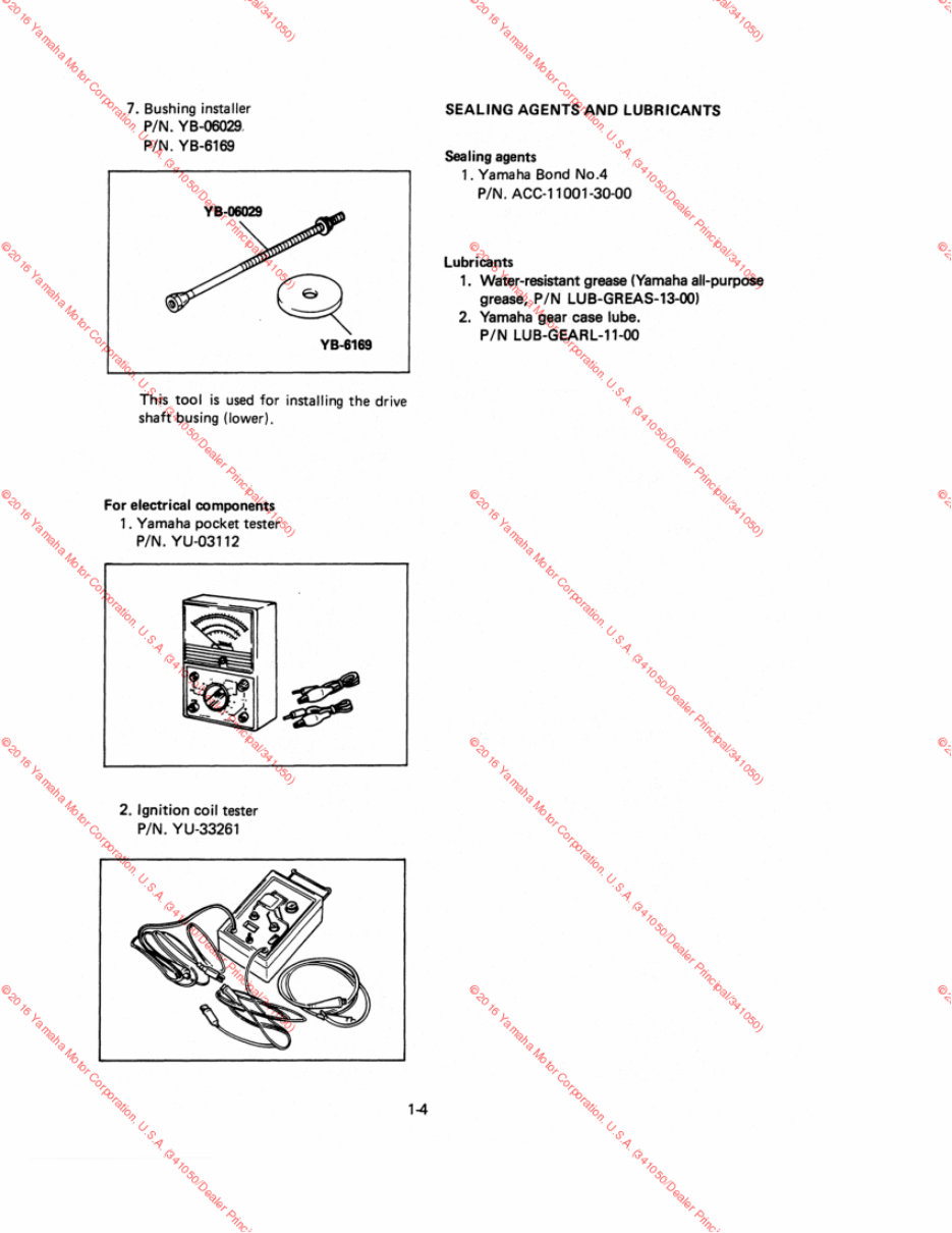 Yamaha Outboard 4SJ Service Repair Maintenance Factory Professional Manual preview img 10