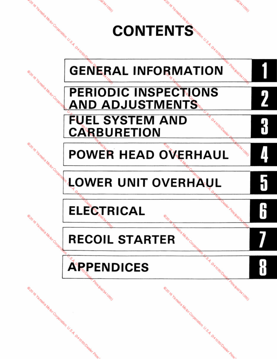 Yamaha Outboard 4SJ Service Repair Maintenance Factory Professional Manual preview img 5