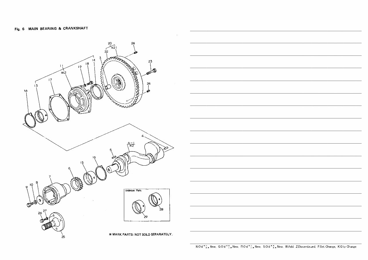 Yanmar YM165, YM165D Tractor Parts Manual preview img 9